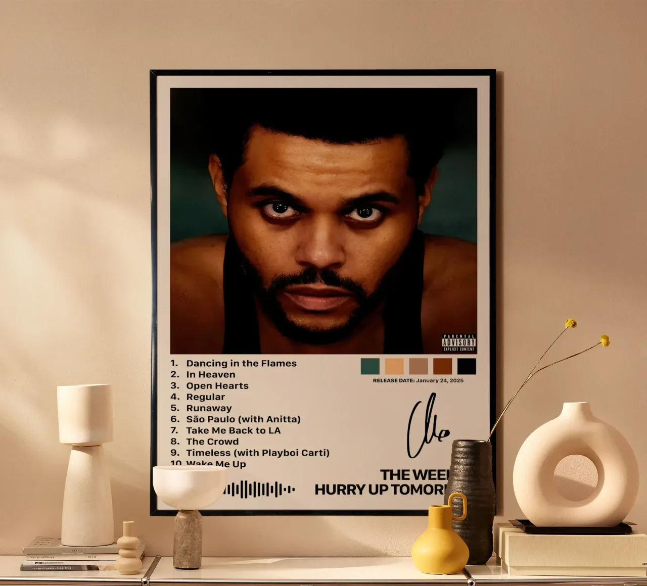 The Weeknd Hurry Up Tomorrow carta hahnemühle da Roronoa7