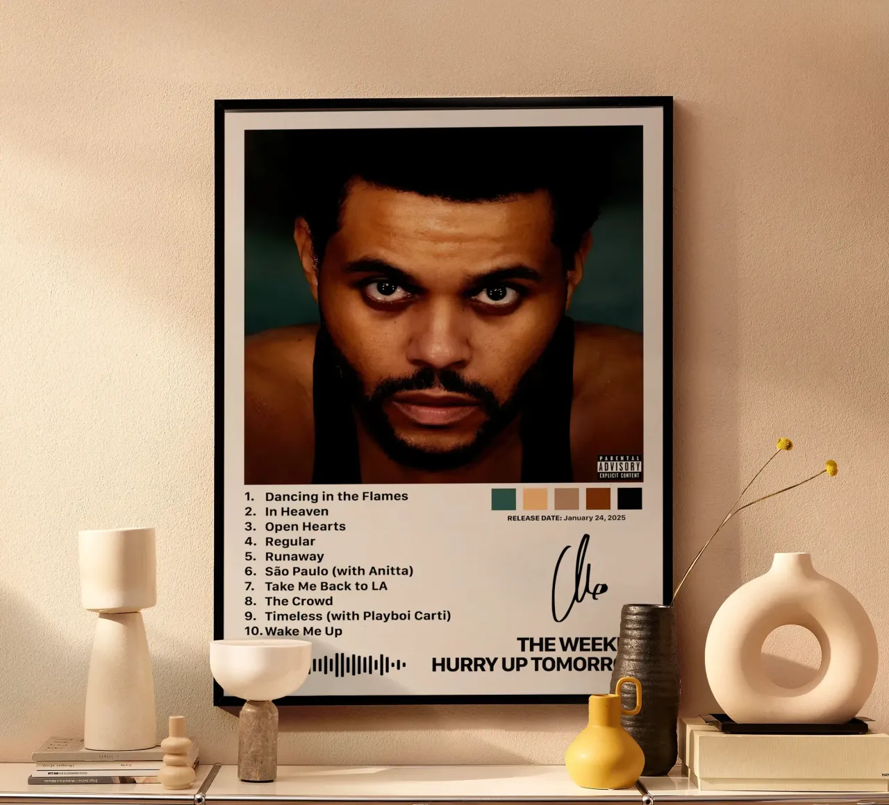 The Weeknd Hurry Up Tomorrow carta hahnemühle da Roronoa7