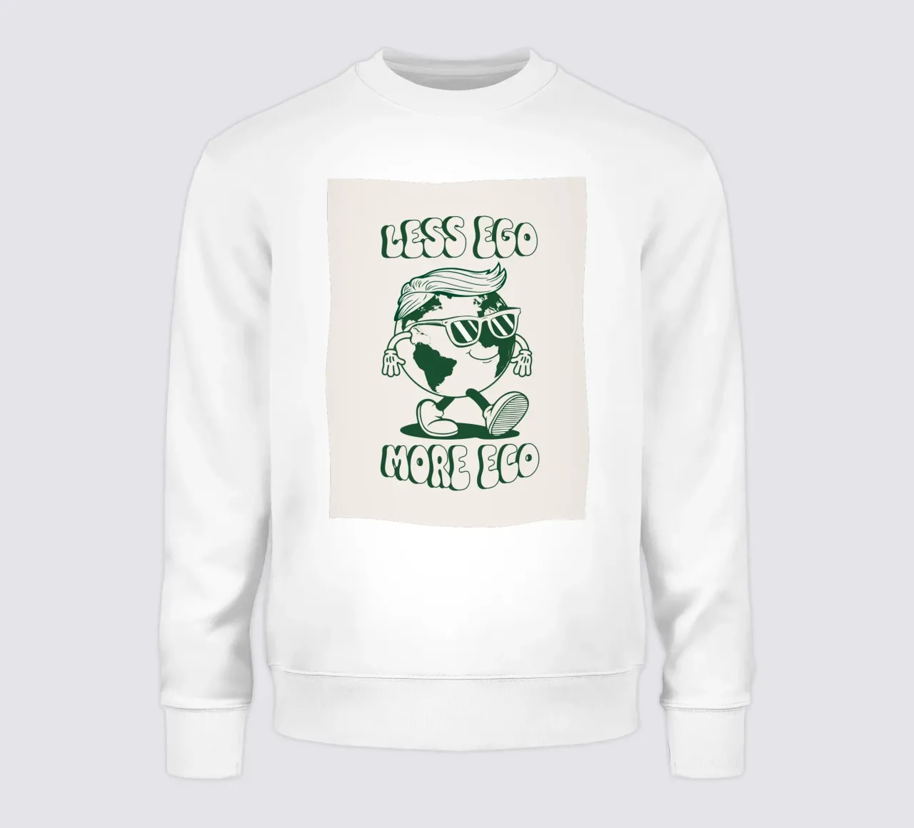 Meno Ego Più Eco felpa da Eco Rebel Creative