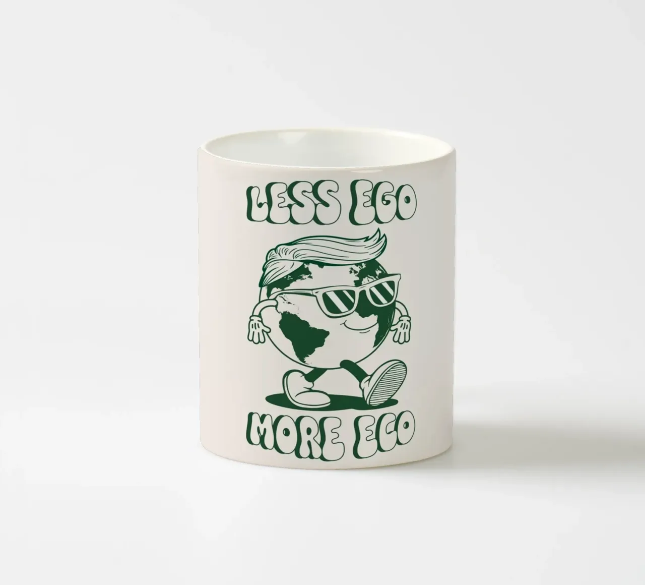 Meno Ego Più Eco tazza in ceramica da Eco Rebel Creative