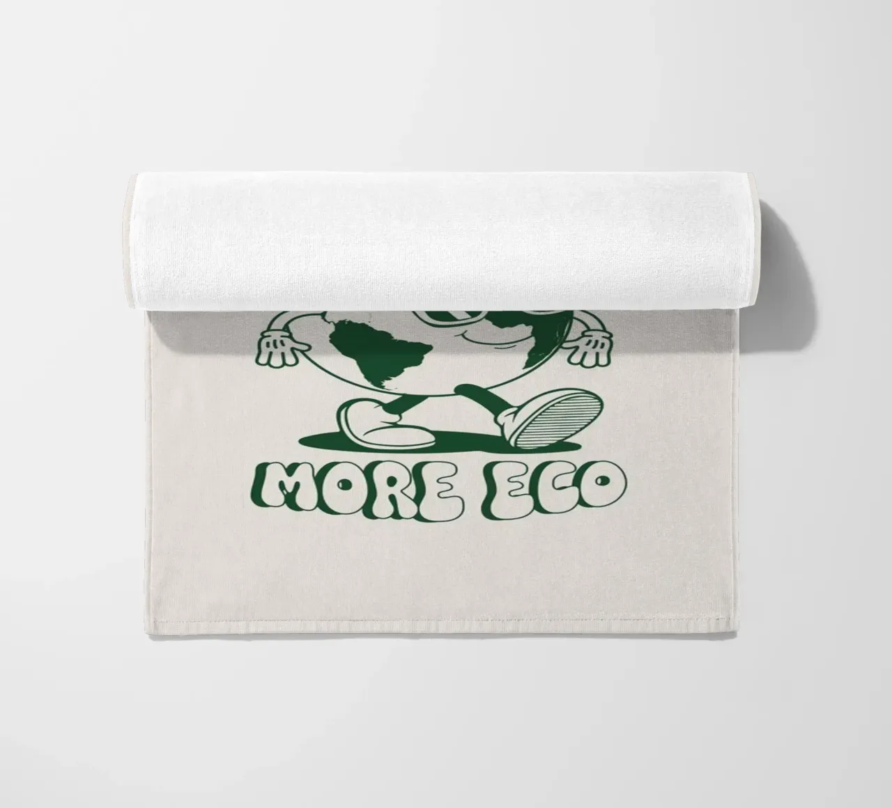 Meno Ego Più Eco telo mare da Eco Rebel Creative