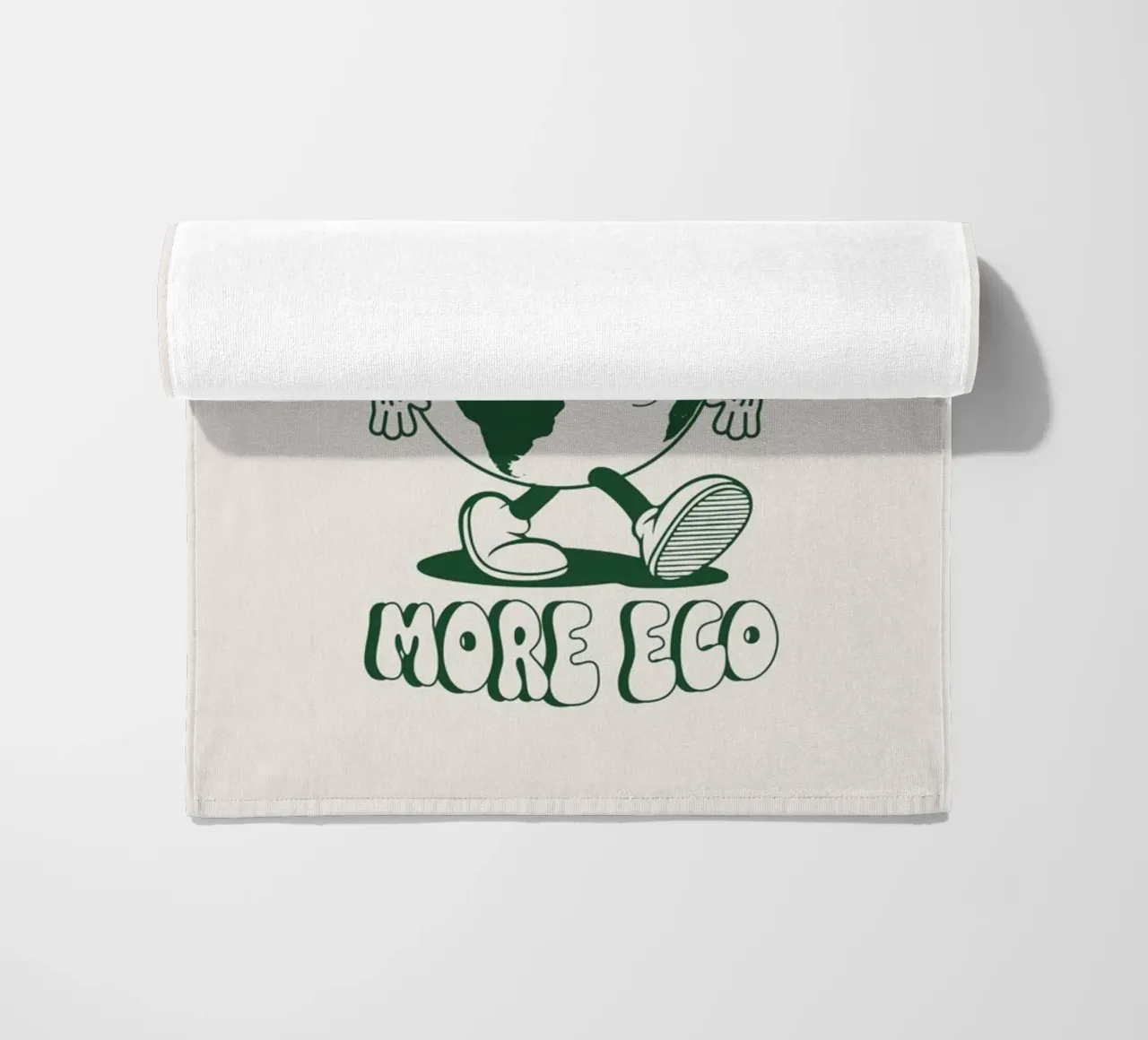 Meno Ego Più Eco telo mare da Eco Rebel Creative