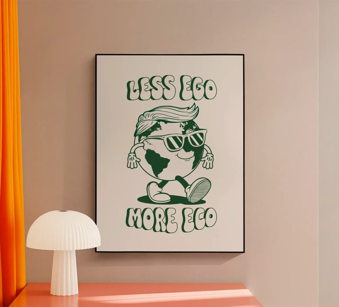 Meno Ego Più Eco plexiglass da Eco Rebel Creative