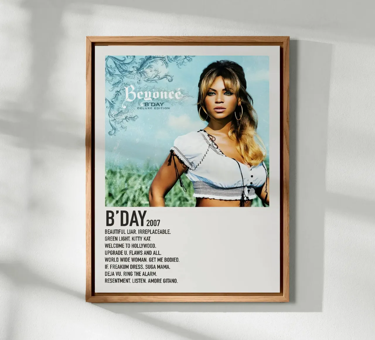 Beyonce B'Day alluminio dibond da Roronoa7