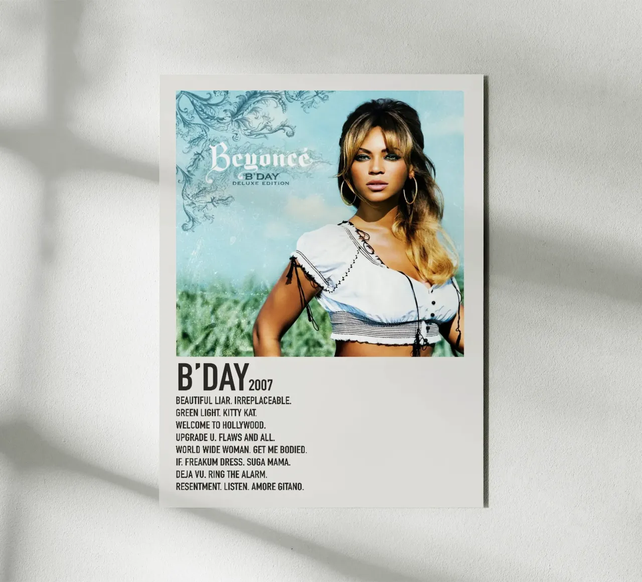 Beyonce B'Day alluminio dibond da Roronoa7