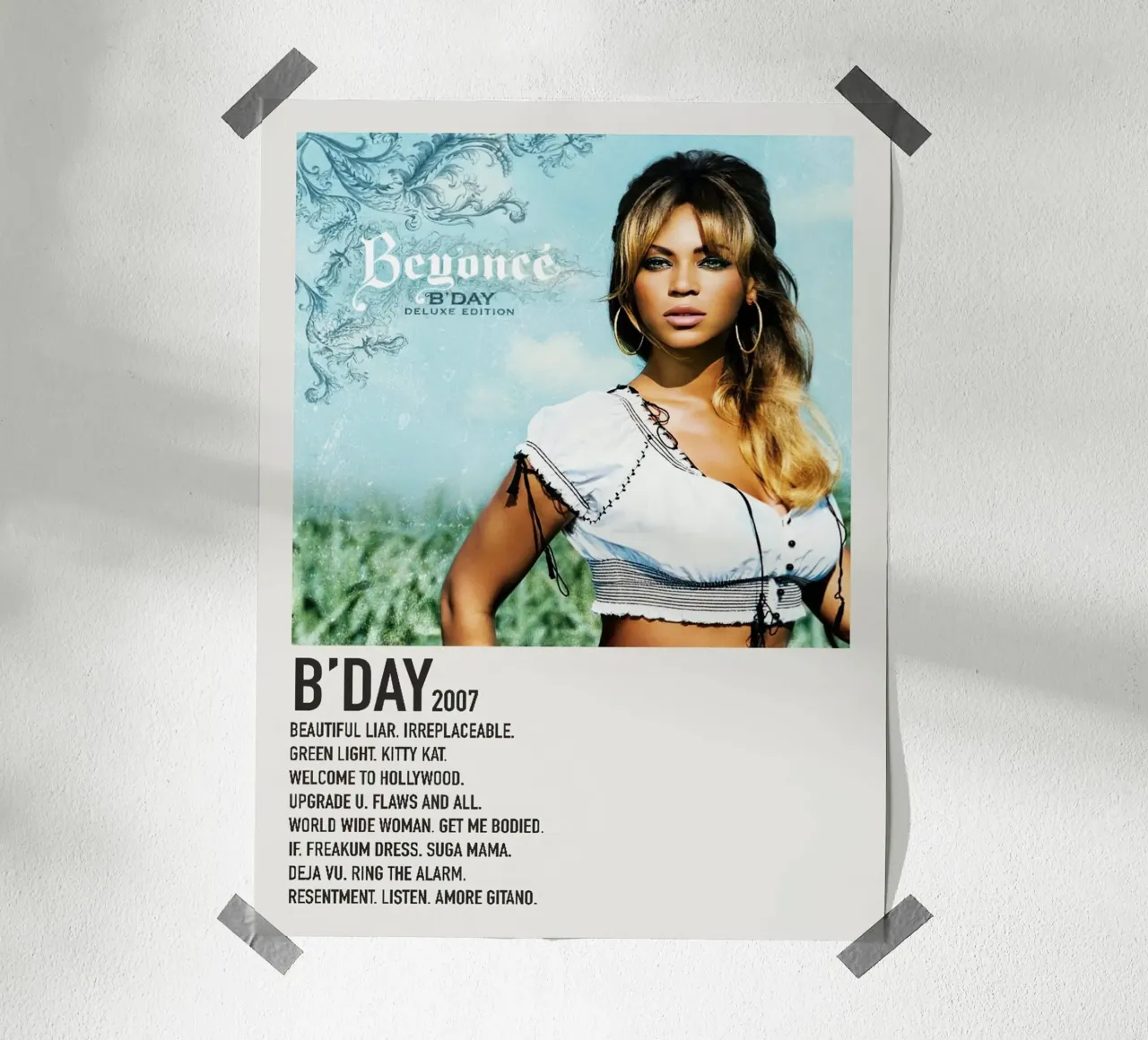 Beyonce B'Day carta hahnemühle da Roronoa7
