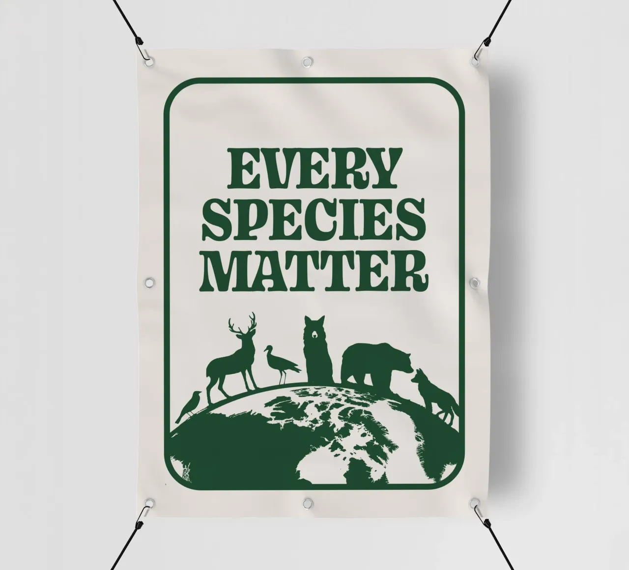 Ogni specie è importante telo in pvc da Eco Rebel Creative