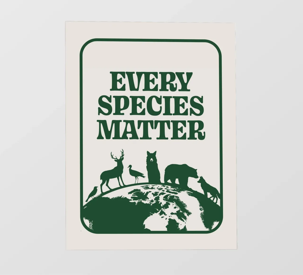 Ogni specie è importante telo in pvc da Eco Rebel Creative