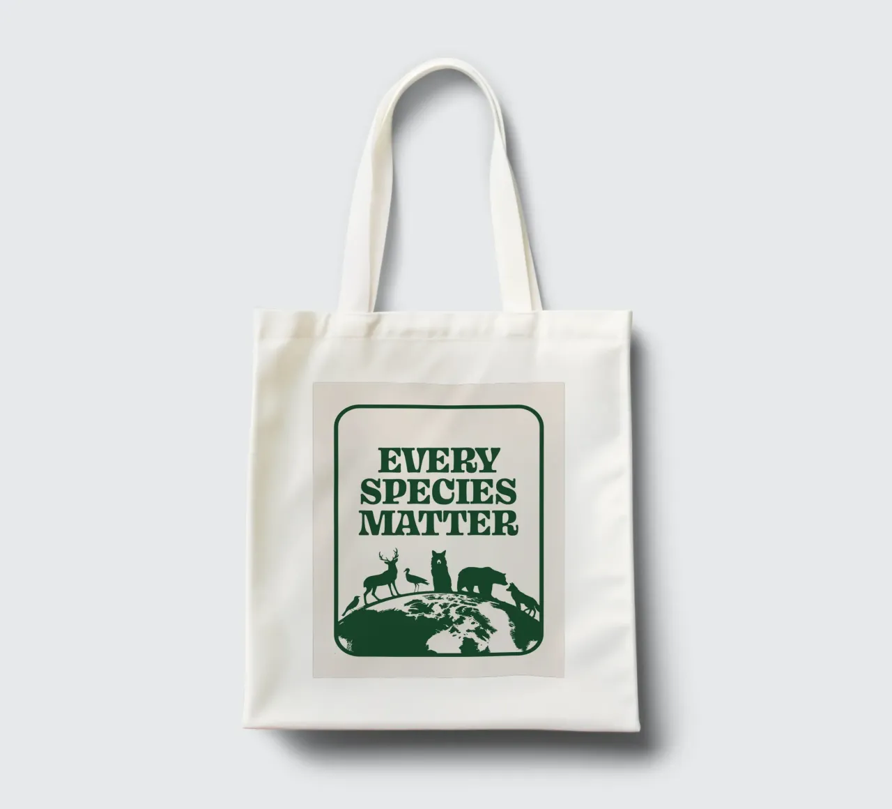 Ogni specie è importante borsa in juta da Eco Rebel Creative