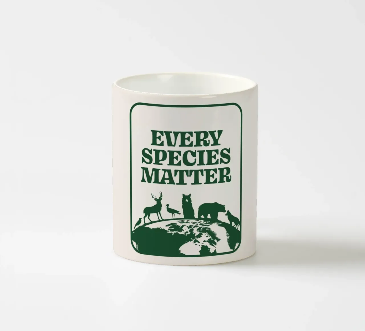 Ogni specie è importante tazza in ceramica da Eco Rebel Creative