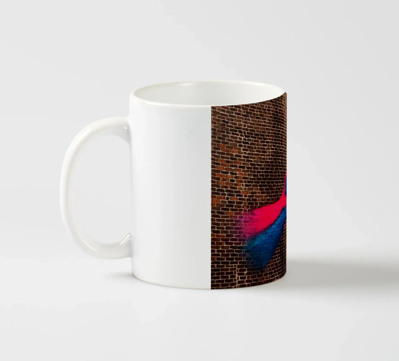 arte di strada, mani colorate a Manchaster (Inghilterra) tazza in ceramica da atmospheric pictures