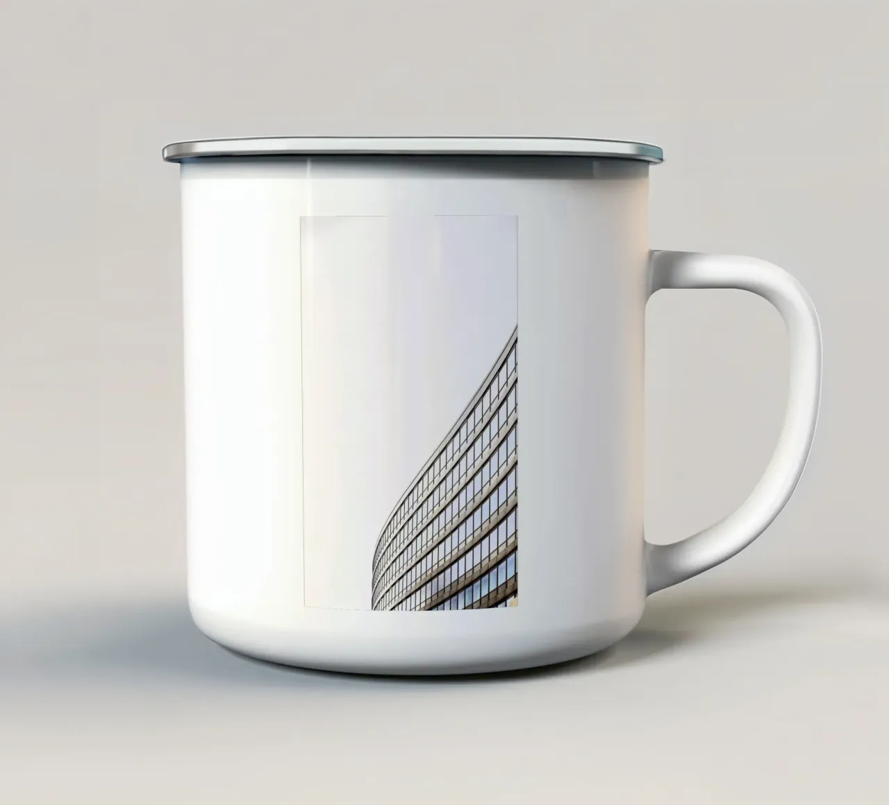 Architettura da Manchaster (Inghilterra) tazza in smalto da atmospheric pictures