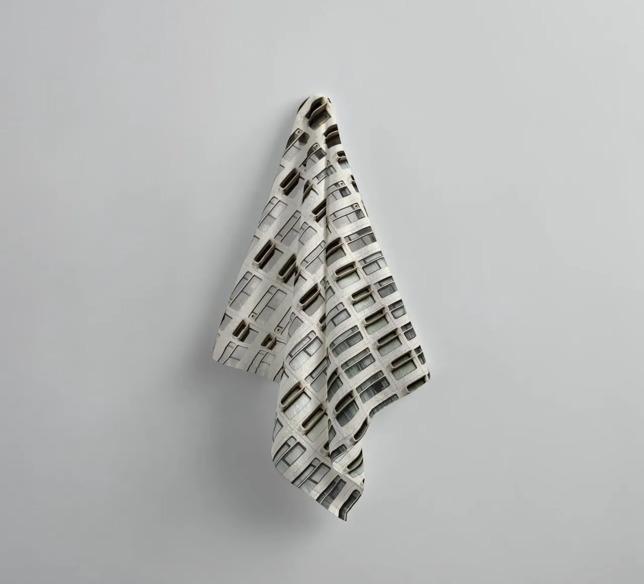 Modern architecture from Manchaster (England) towel by atmospheric pictures