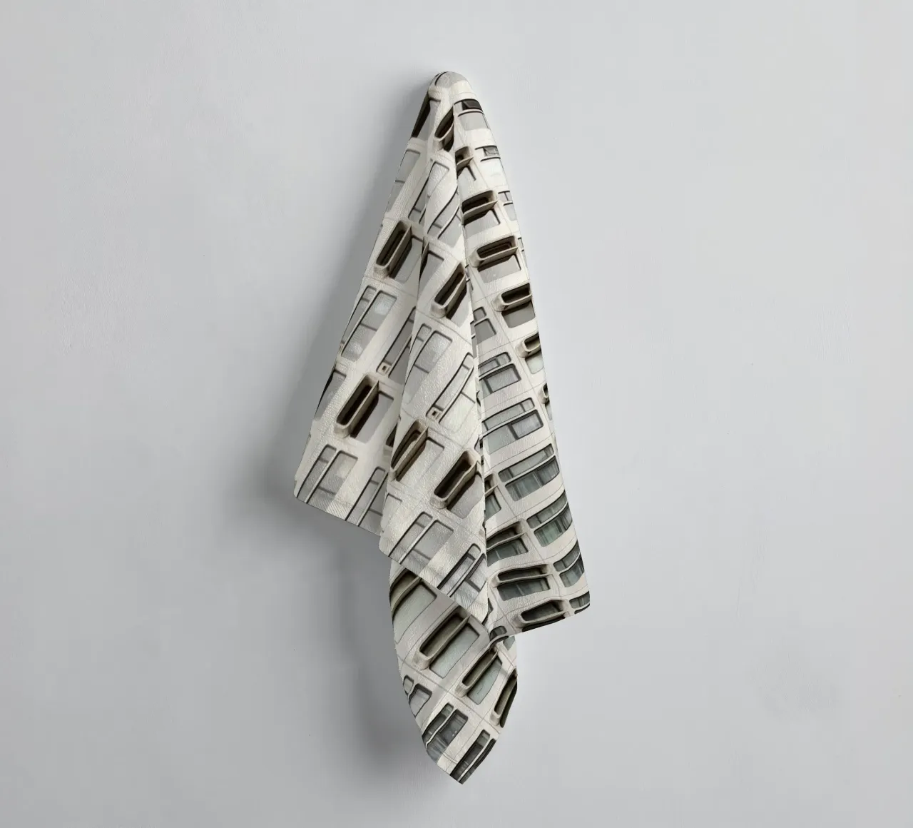 Modern architecture from Manchaster (England) towel by atmospheric pictures