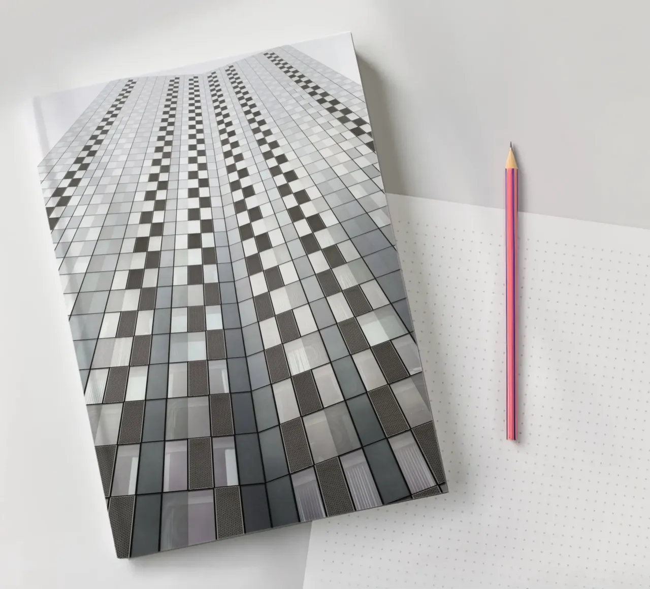 Modern architecture from Manchaster (England) notebook by art picture