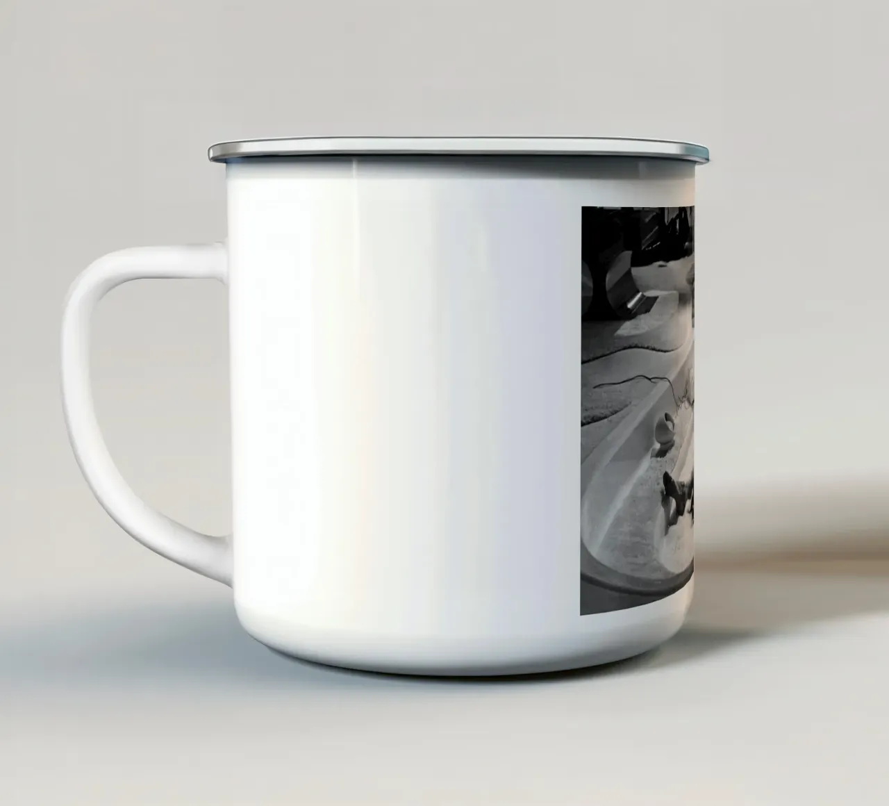 La doccia migliore tazza in smalto da Shiva Shops