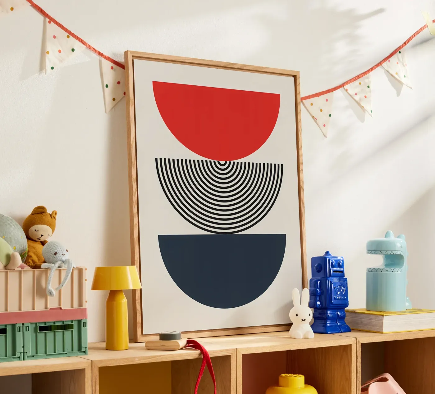 Minimalistisch acryl van Noah Bouchard