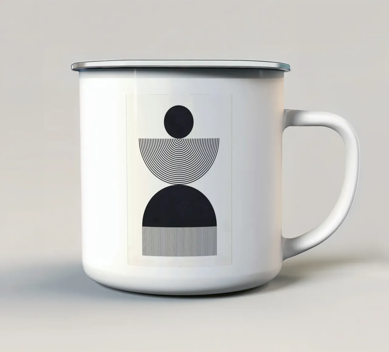 Minimalista tazza in smalto da Noah Bouchard