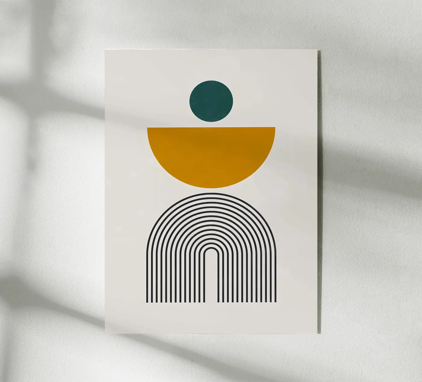 Minimalistisch acryl van Noah Bouchard