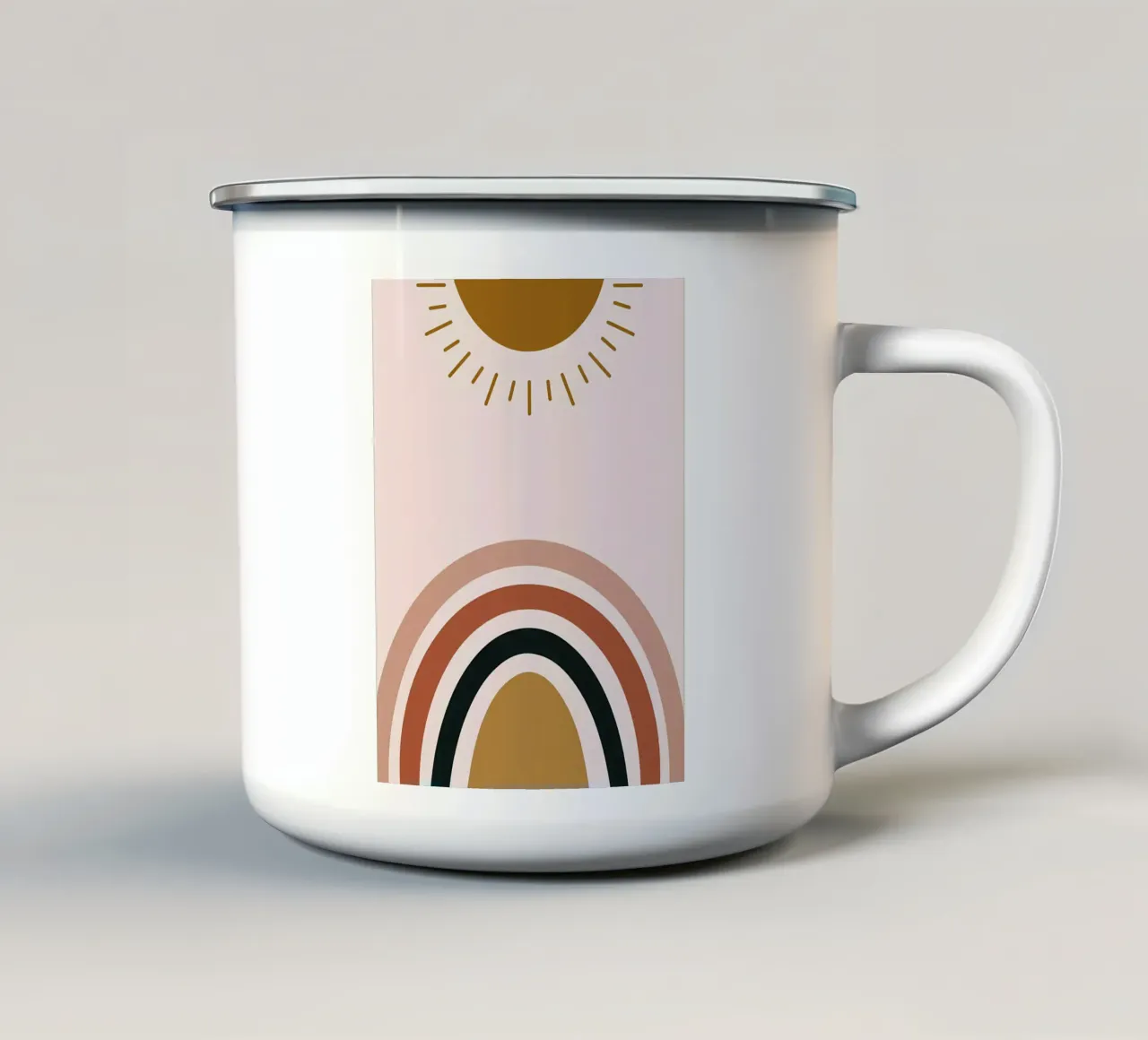 Minimalista tazza in smalto da Noah Bouchard