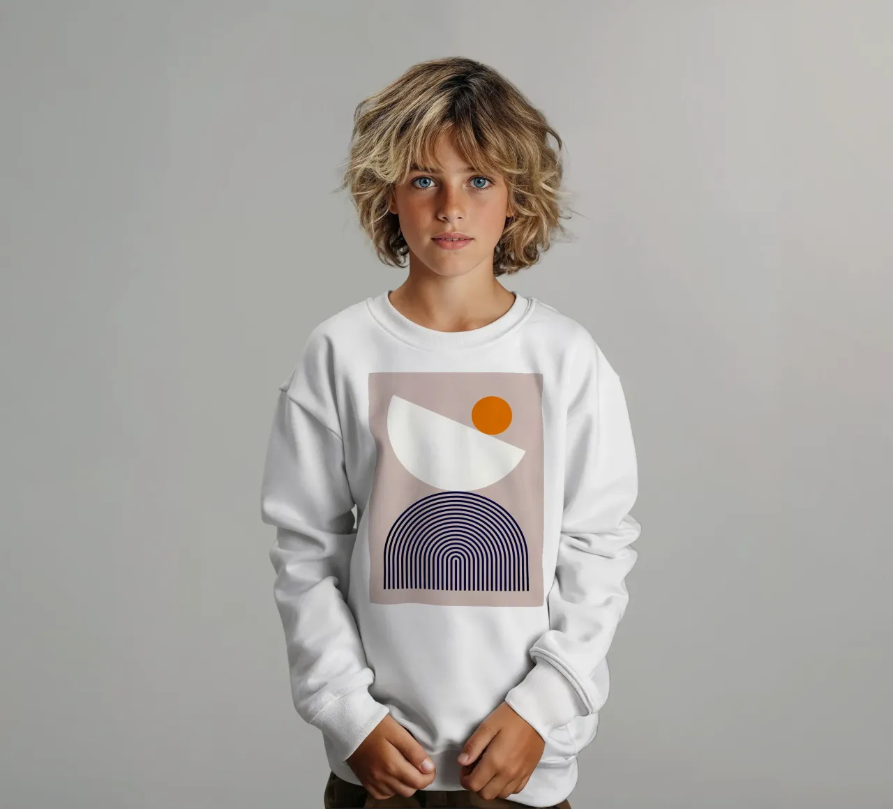 Minimalista felpa bambino da Noah Bouchard