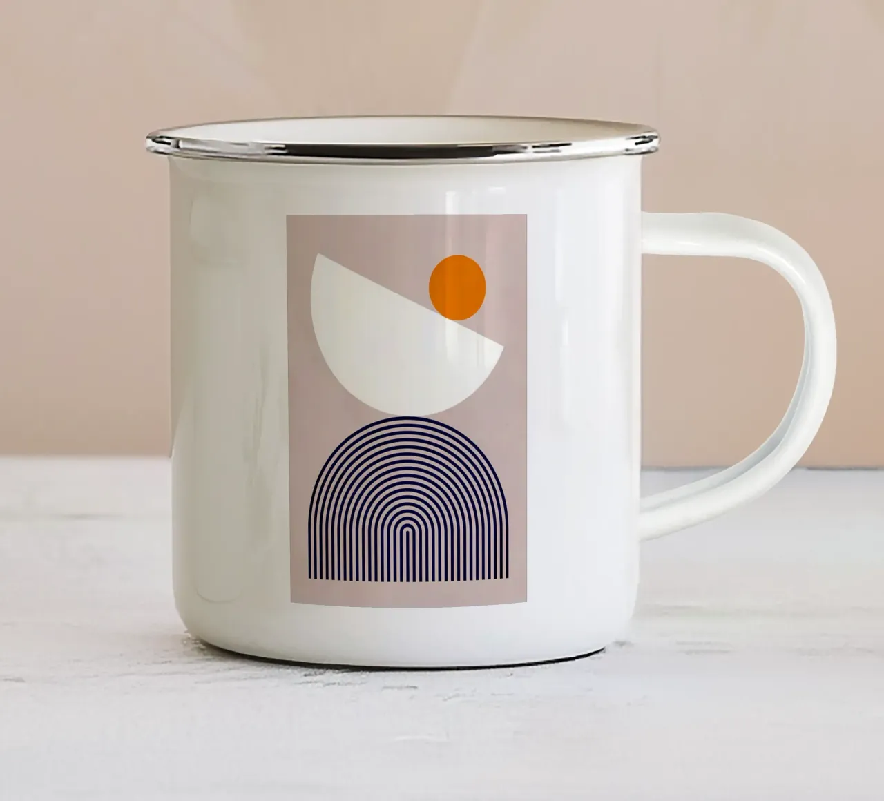 Minimalista tazza in smalto da Noah Bouchard