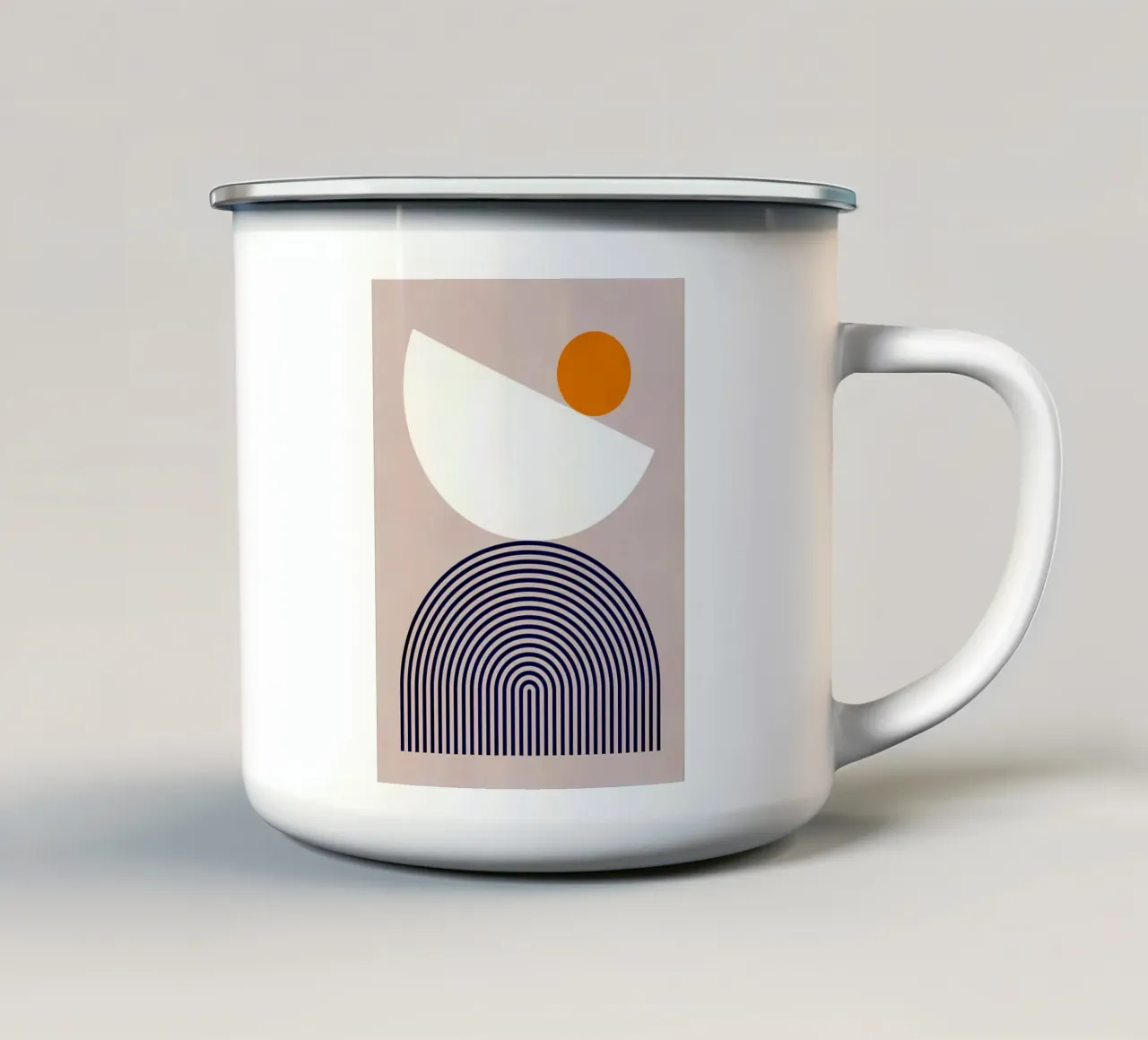 Minimalista tazza in smalto da Noah Bouchard