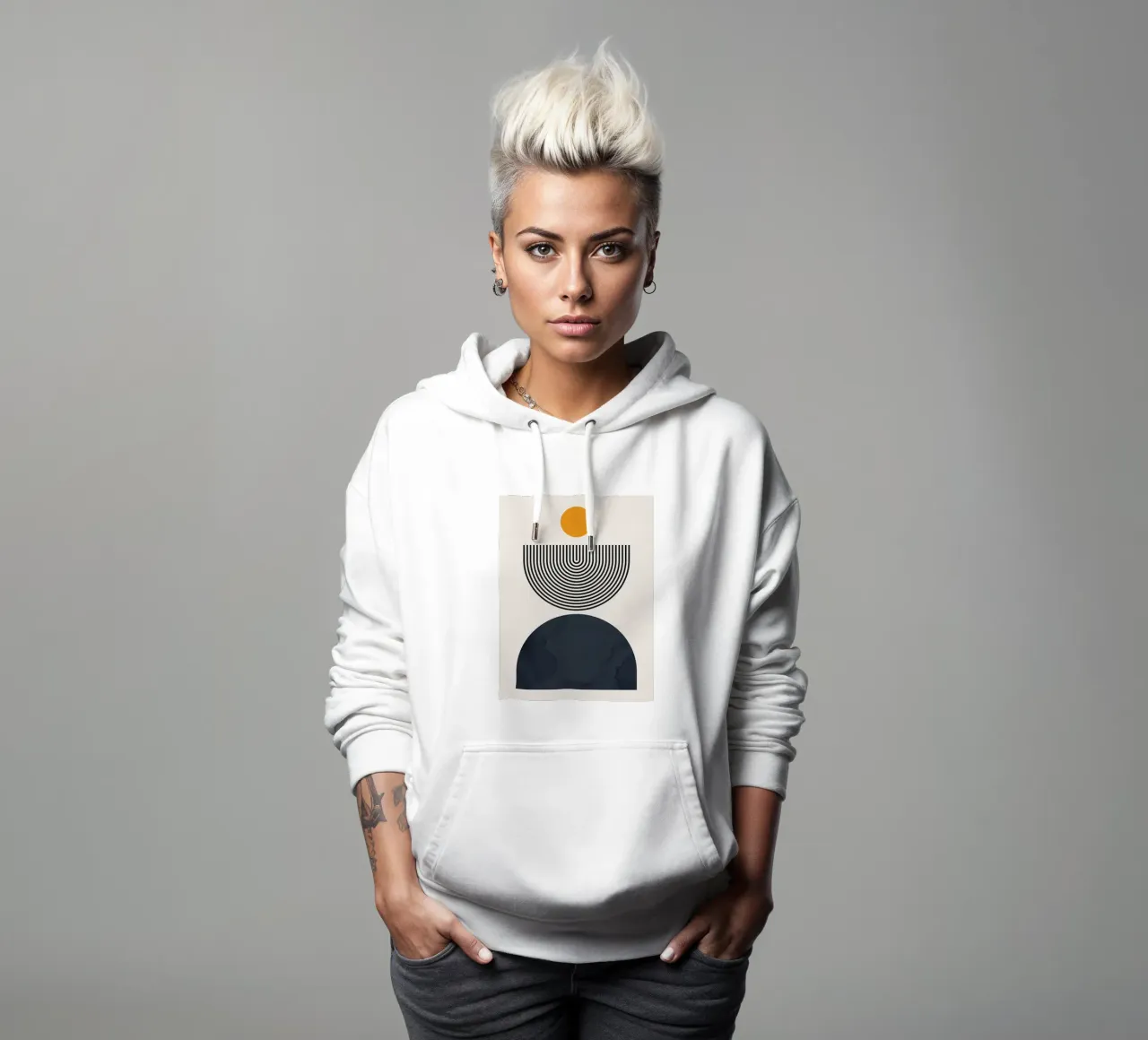 Minimalista felpa con cappuccio da Noah Bouchard