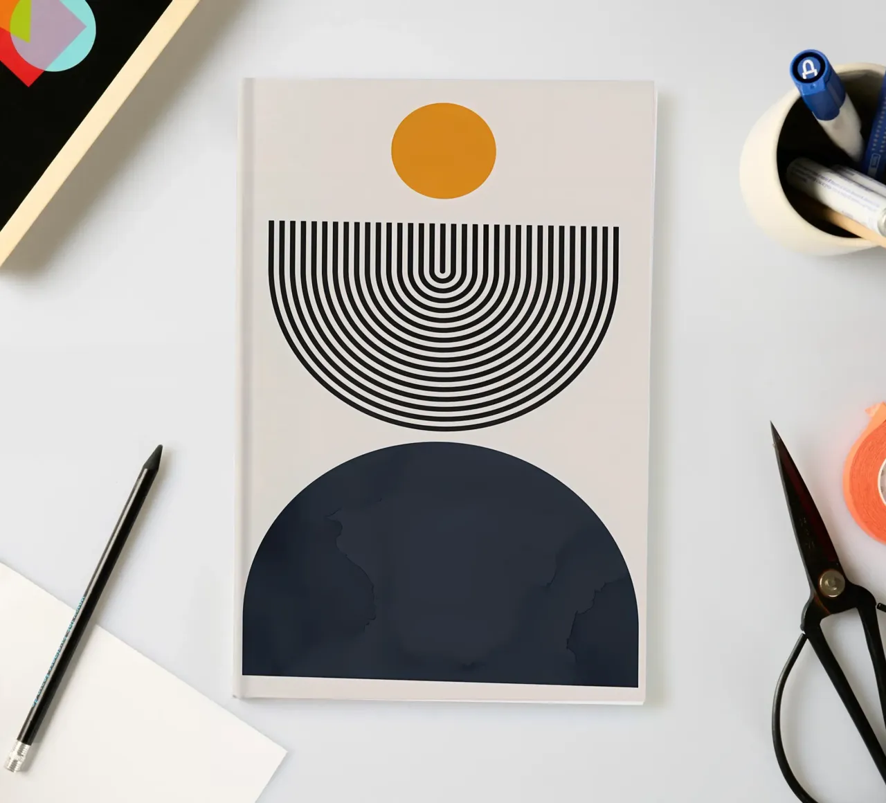Minimalist notebook by Noah Bouchard