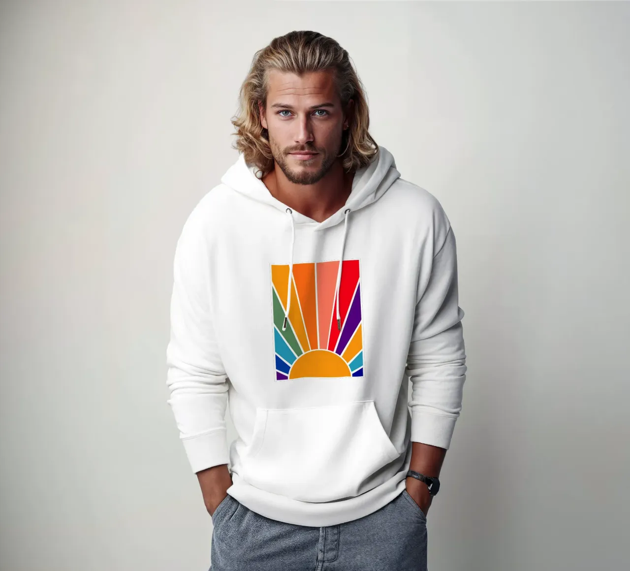 Minimalista felpa con cappuccio da Noah Bouchard