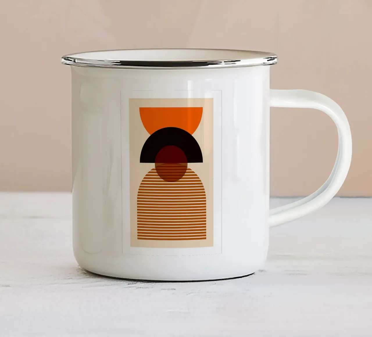 Minimalista tazza in smalto da Noah Bouchard