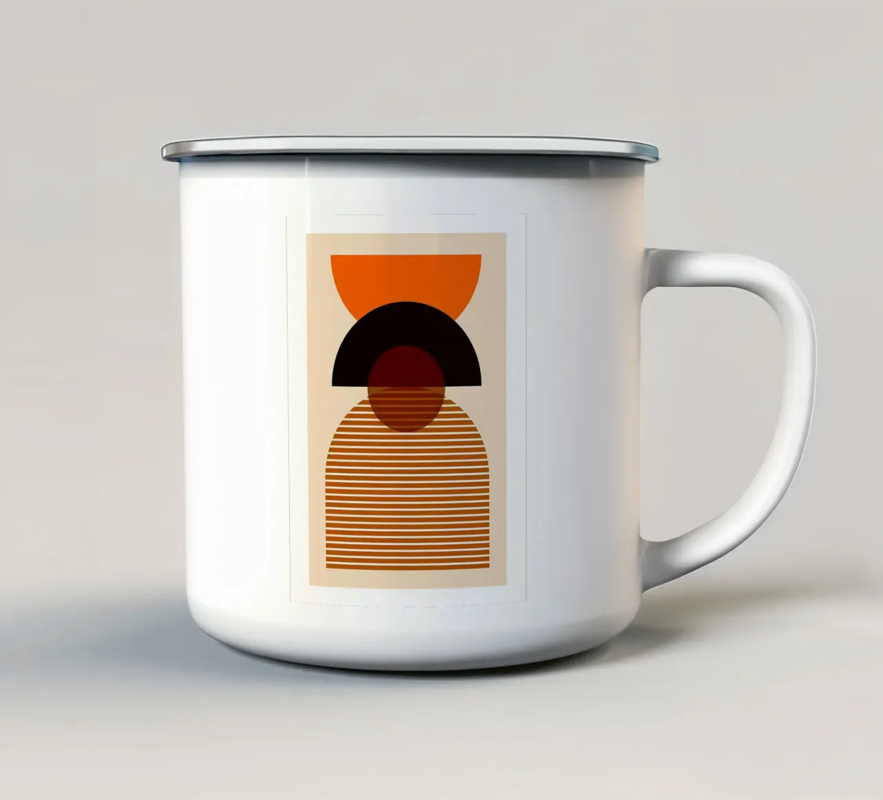 Minimalista tazza in smalto da Noah Bouchard