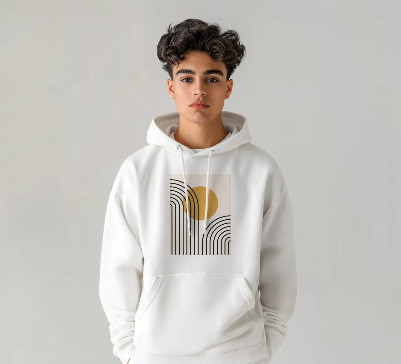 Minimalista felpa con cappuccio da Noah Bouchard