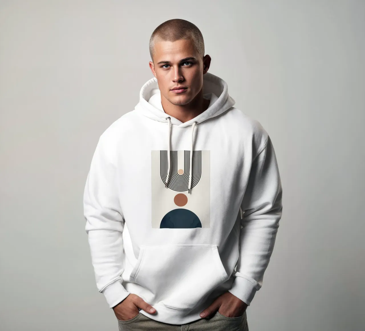 Minimalista felpa con cappuccio da Noah Bouchard