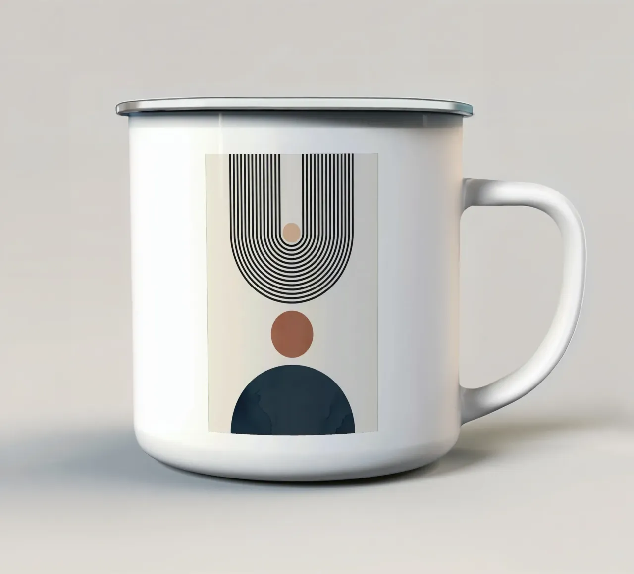 Minimalista tazza in smalto da Noah Bouchard