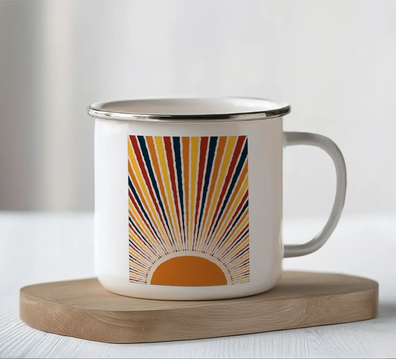 Minimalista tazza in smalto da Noah Bouchard
