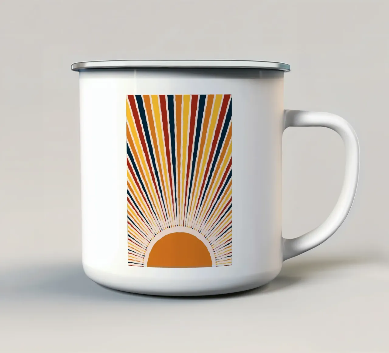 Minimalista tazza in smalto da Noah Bouchard