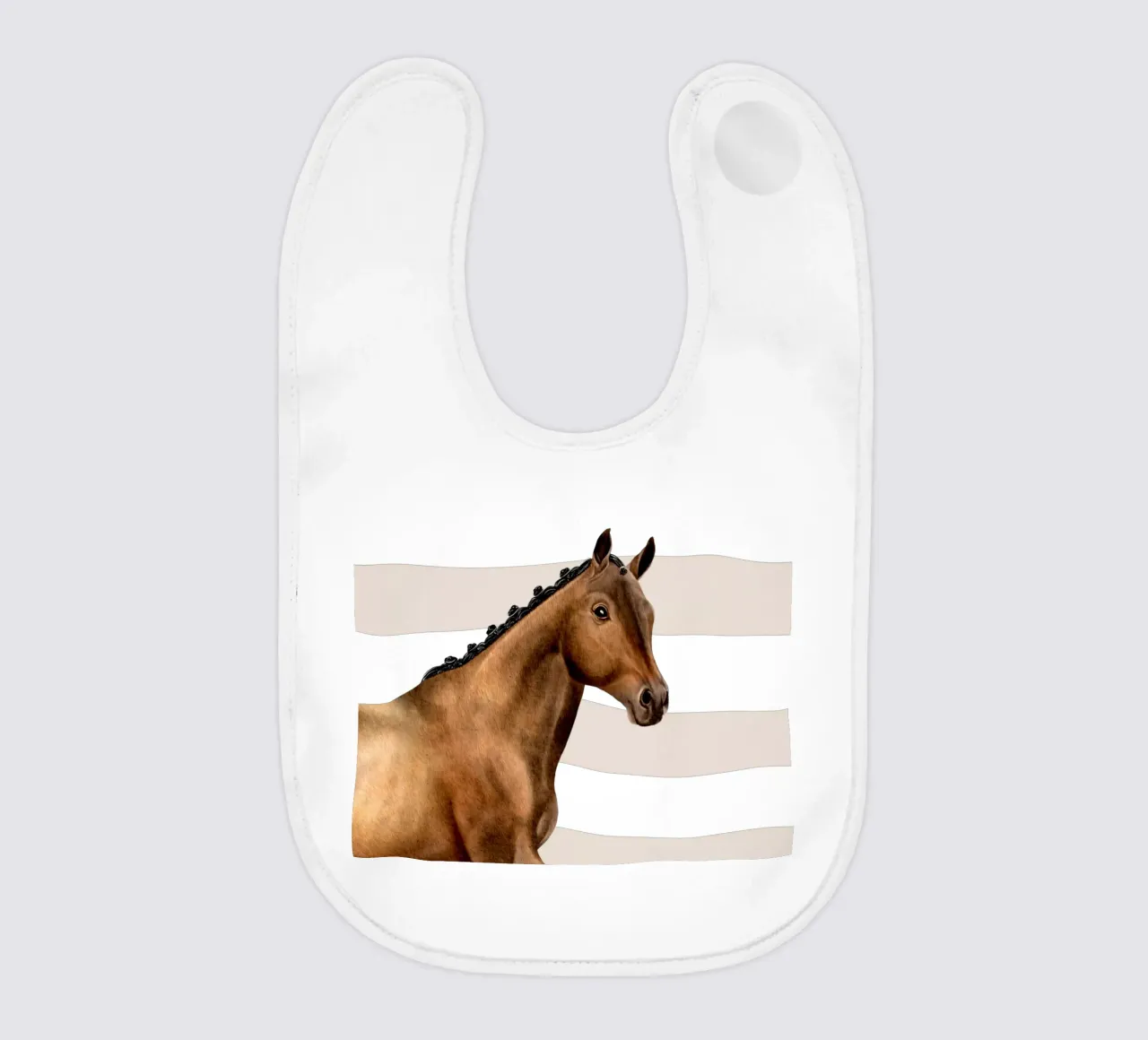 Trakehner Portrait bavaglino da Moonlit Illustrations