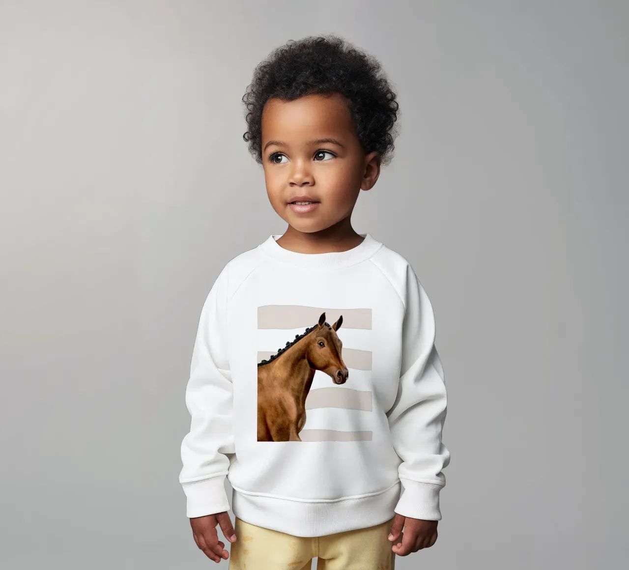 Trakehner Portrait felpa neonato da Moonlit Illustrations