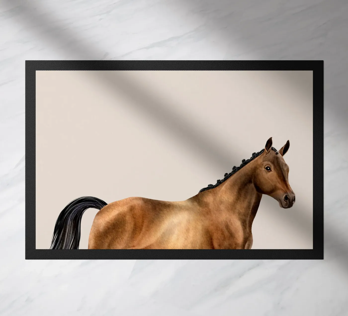 Trakehner Portrait zerbino da Moonlit Illustrations
