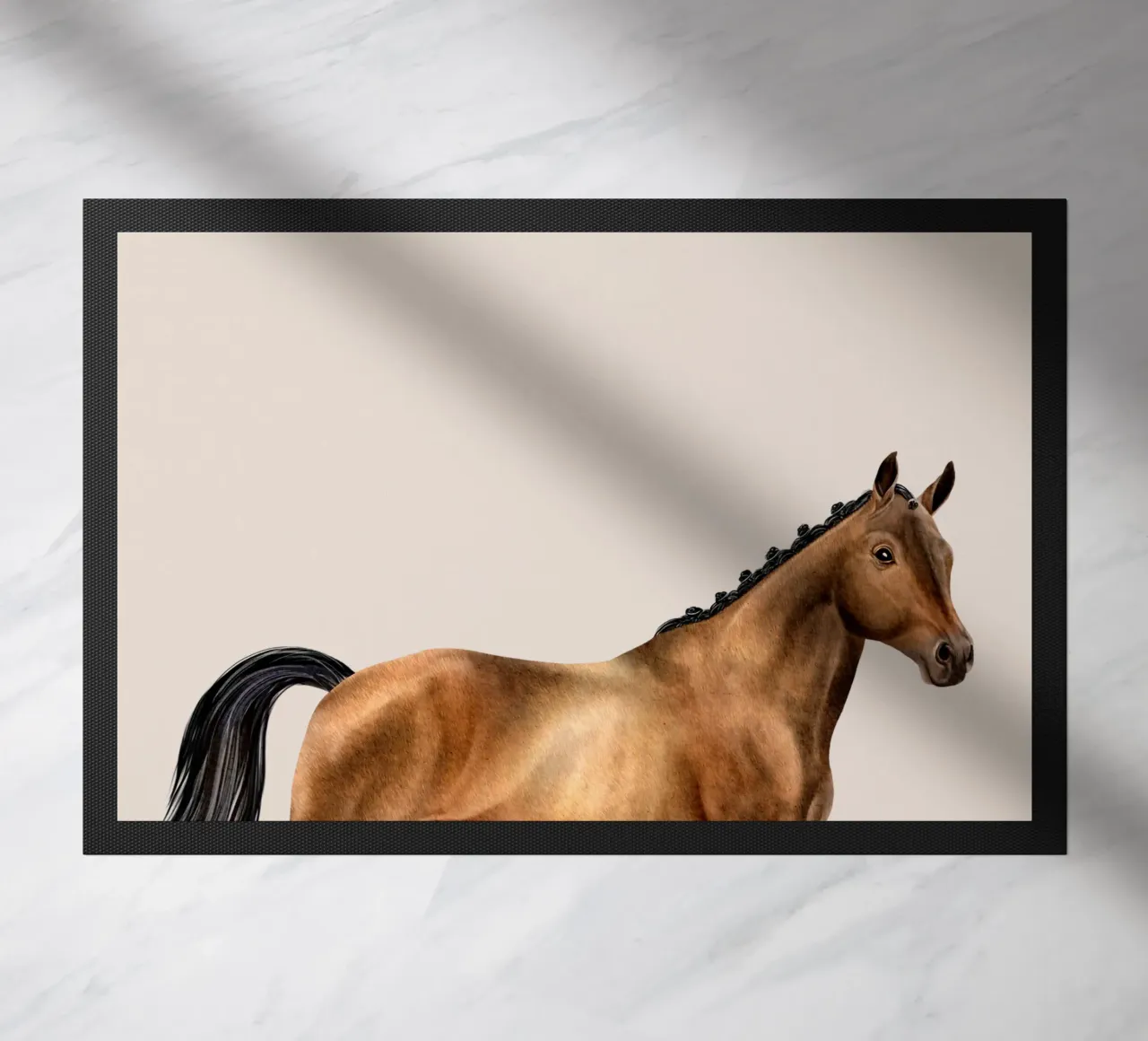 Trakehner Portrait zerbino da Moonlit Illustrations