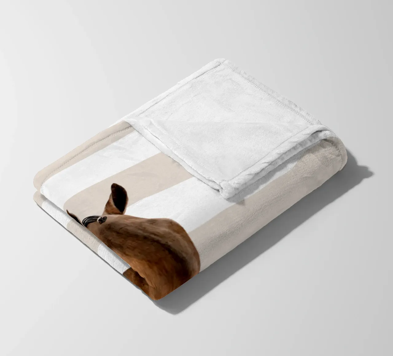 Trakehner Portrait coperta in pile da Moonlit Illustrations