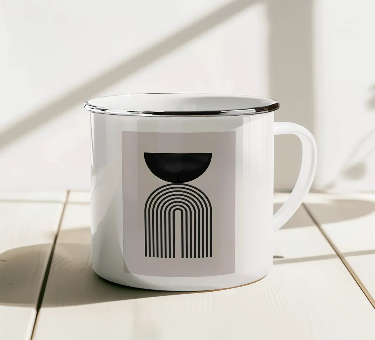 Minimalista tazza in smalto da Noah Bouchard