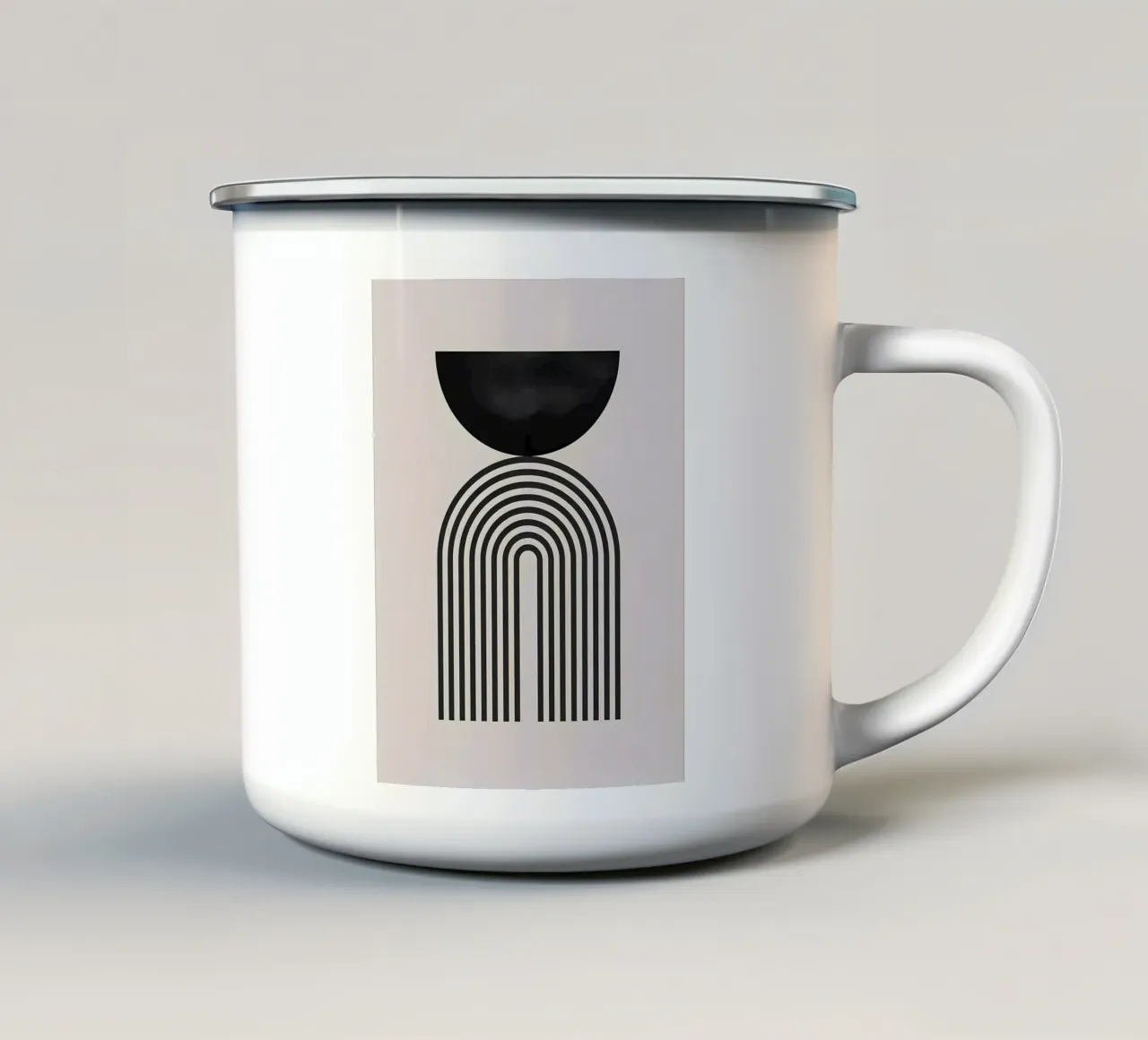 Minimalista tazza in smalto da Noah Bouchard