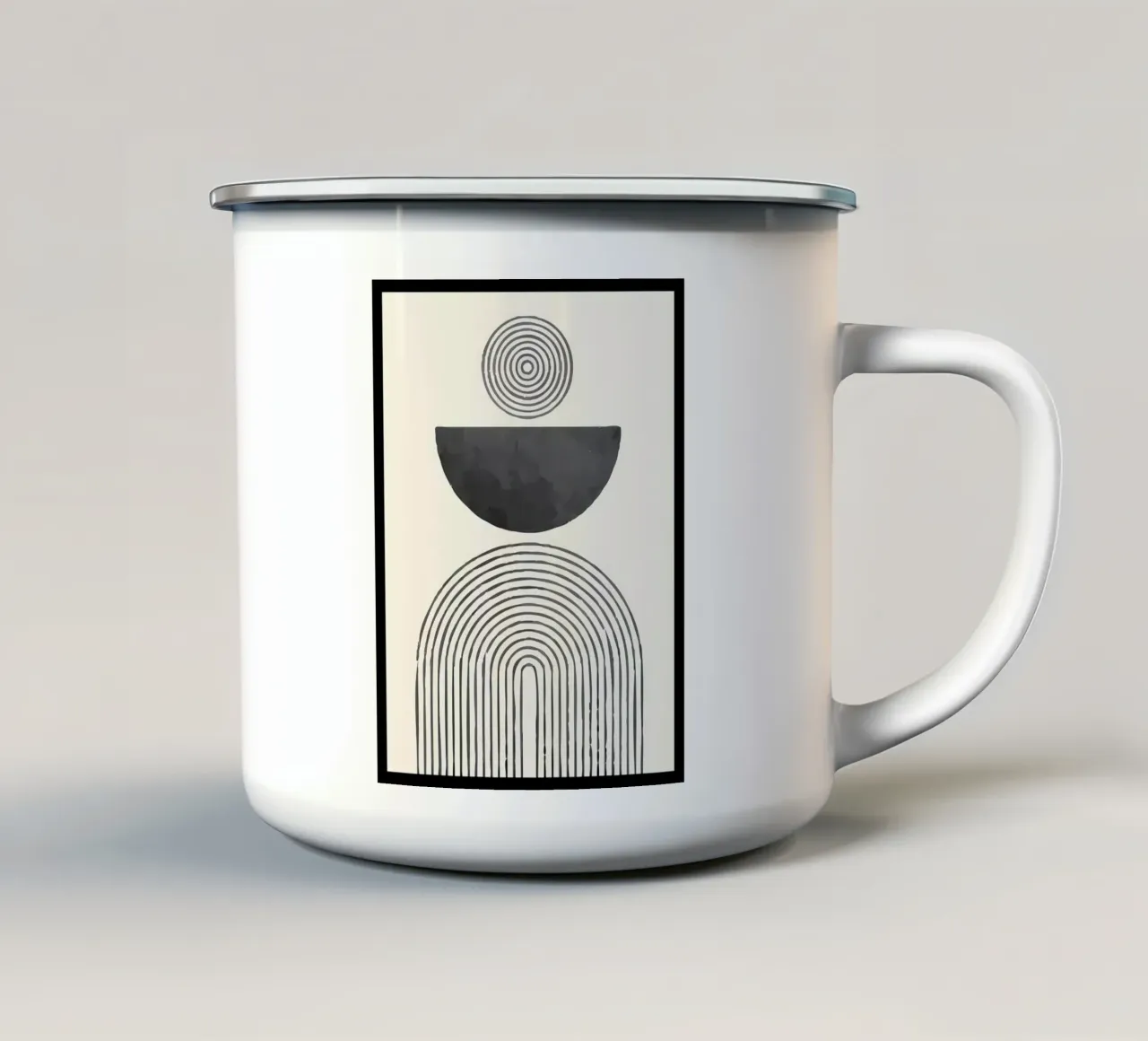 Minimalista tazza in smalto da Noah Bouchard