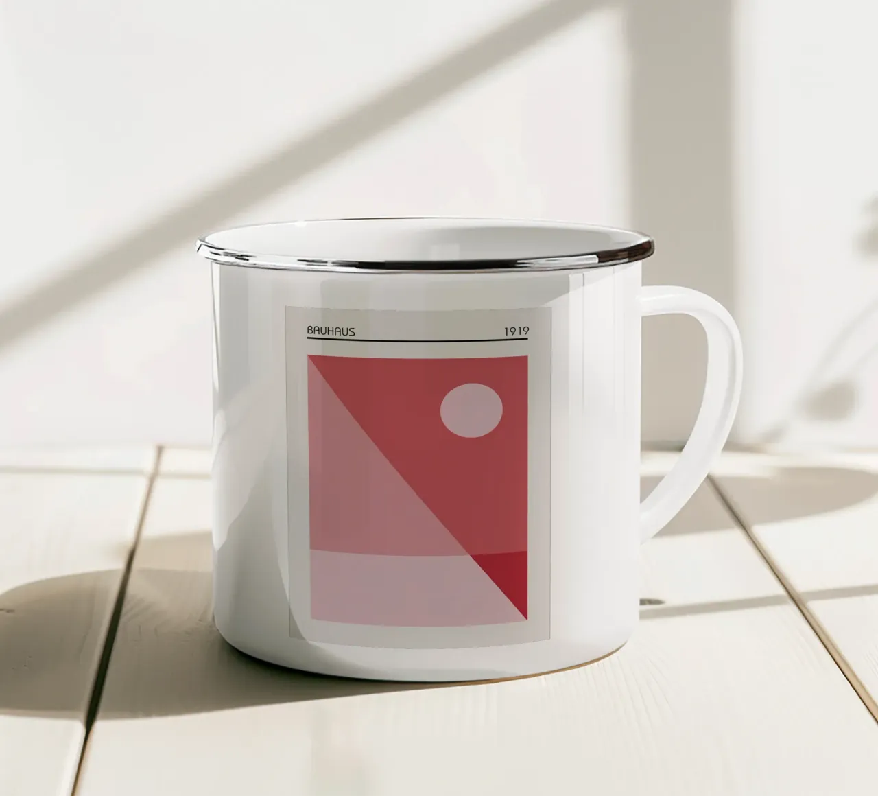 Minimalista tazza in smalto da Noah Bouchard