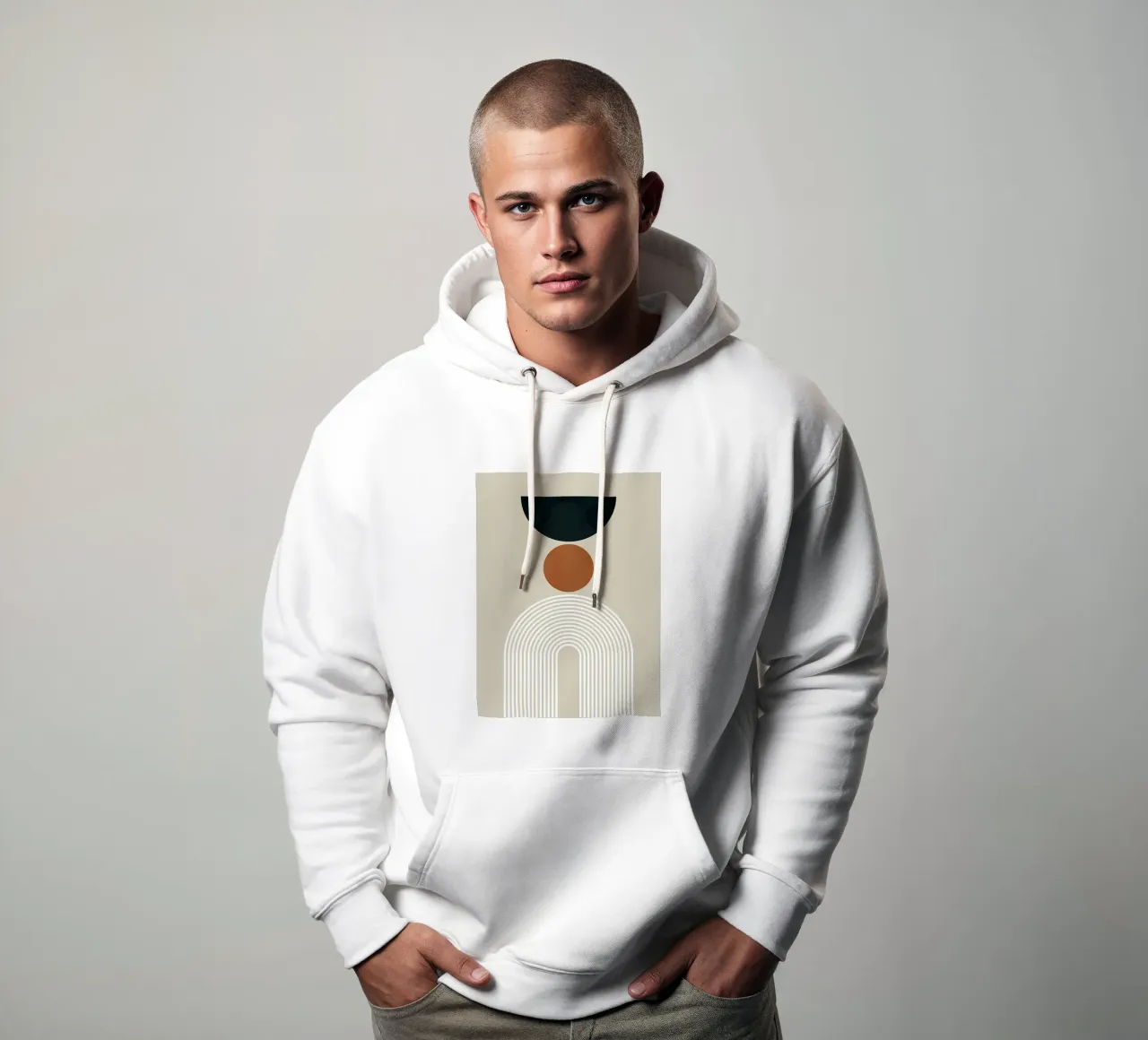 Minimalista felpa con cappuccio da Noah Bouchard