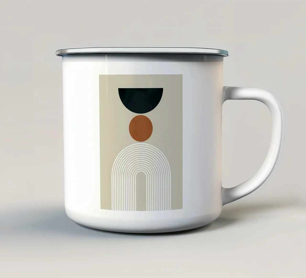 Minimalista tazza in smalto da Noah Bouchard