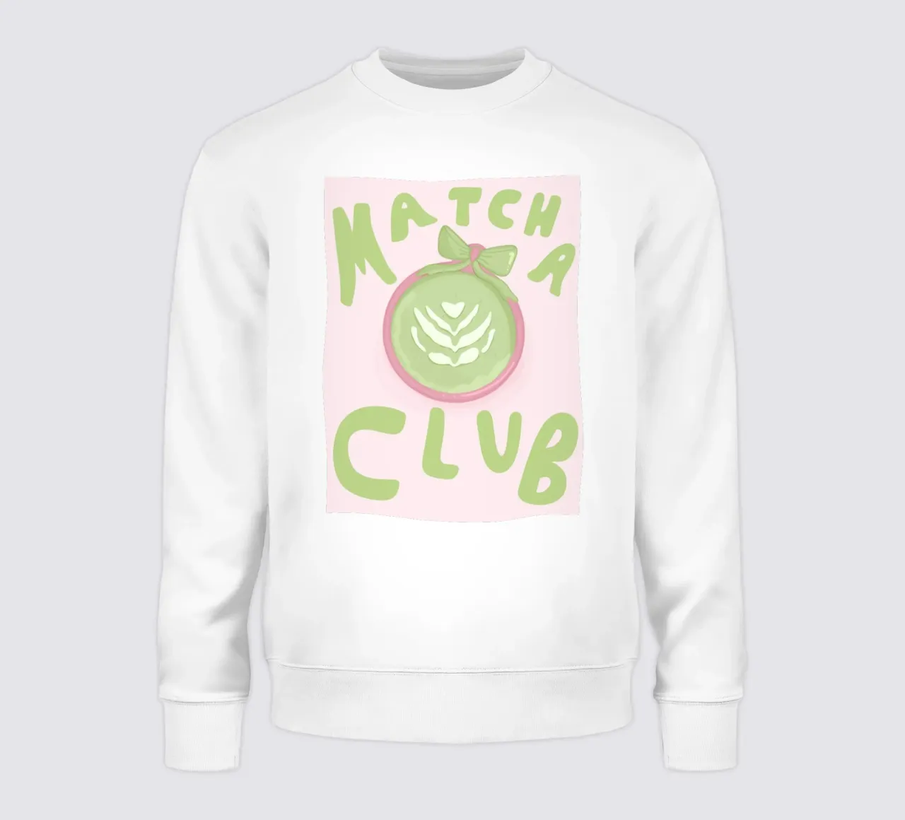 club del matcha felpa da bazi