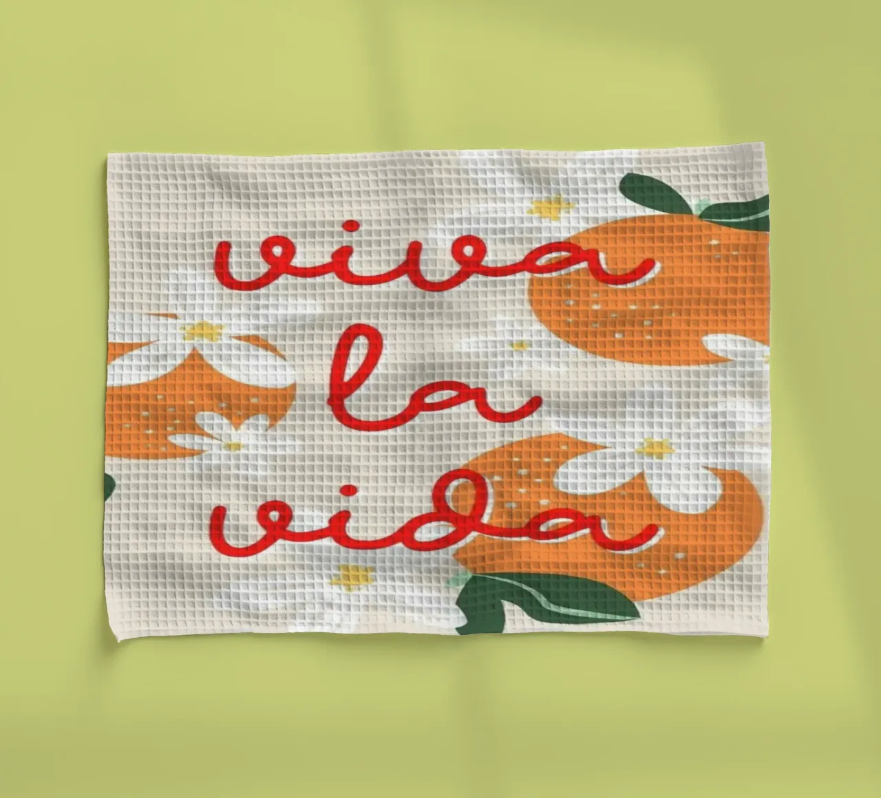 VIVERE LA VITA canovaccio da cucina da bazi